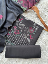 NU7 - Nureh Unstitched Embroidered Jacqaurd 3P